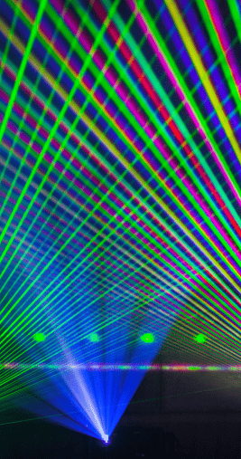 Laser belichting show